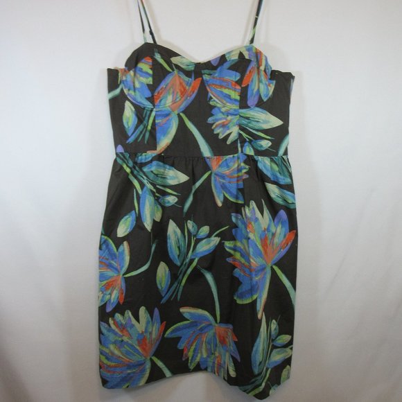 LC Lauren Conrad Dresses & Skirts - Lauren Conrad LC Floral Mini Dress Spaghetti Straps Sweetheart Neckline